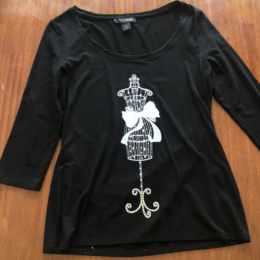 White House Black Market Women’s 3/4 sleeve tee